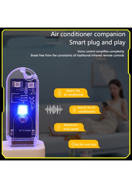 10 Adet Akıllı Ses Lambası USB Ses Lambası USB Lamba Aı Klima Companion Gece Lambası Renkli Gece Lambası (Yurt Dışından) indirimleri