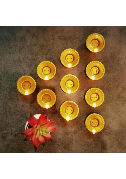 12 Adet Diwali Diyas Lamba Süslemeleri Diwali LED Su Algılama Işıkları Su Geçirmez Alevsiz Lotus Dekoratif Işıklar Kandiller (Yurt Dışından) modelleri