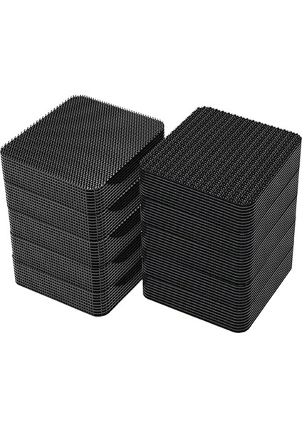 80 Adet Çift Taraflı Yüksek Yapışkanlı Sabitleme Çıkartmaları Halı Altlığı Gösterge Paneli Matı Sabit Ev Zemin Kaymaz Bant Çıkartma (Yurt Dışından)