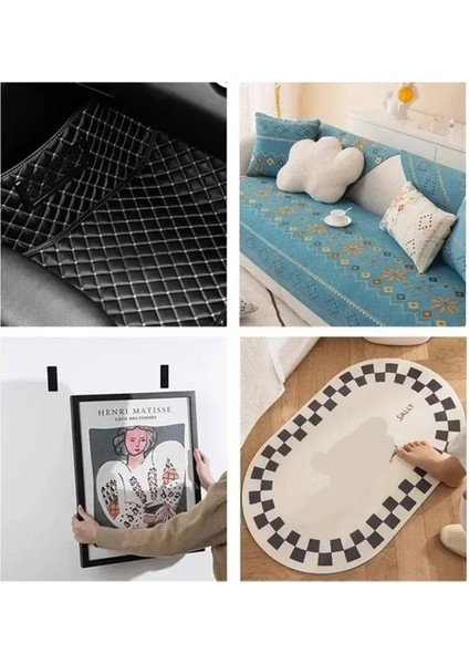 80 Adet Çift Taraflı Yüksek Yapışkanlı Sabitleme Çıkartmaları Halı Altlığı Gösterge Paneli Matı Sabit Ev Zemin Kaymaz Bant Çıkartma (Yurt Dışından) indirimleri