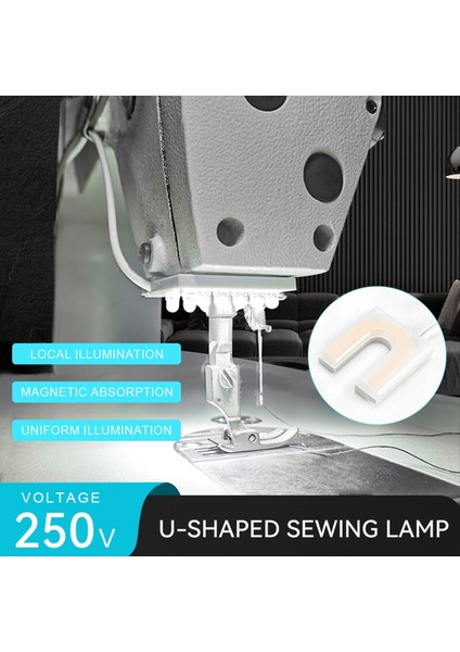 Dikiş Makinesi Işığı U Şekli Endüstriyel Aydınlatma Lambası Matkap Presleri Tezgahları Için Manyetik Çalışma Işığı Abd Tak (Yurt Dışından) fırsatları