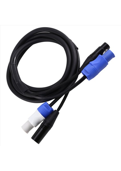 Esnek Powercon Combo Kablo 2 M Xlr DMX512 Güç Kombinasyon Kablosu 3 x 1 5mm Sahne Aydınlatma Hareketli Kafa Için (Yurt Dışından) modelleri