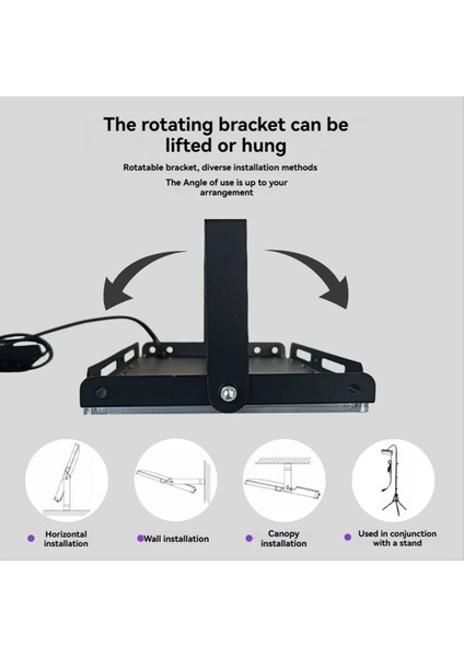 300W 395NM Ultraviyole Işık Taşınabilir LED Uv Kürleme Lambası Sla Dlp 3D Yazıcı, Reçine Pcb Onarımı, Dıy Projeleri Abd Fişi (Yurt Dışından) fırsatları