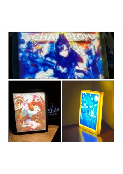 Bambu Lab Litofan LED Panel Cmyk LED Arka Işık Kurulu Pla Temel Cmyk Litofan Paketi 3D Baskı Litofan (Yurt Dışından) modelleri