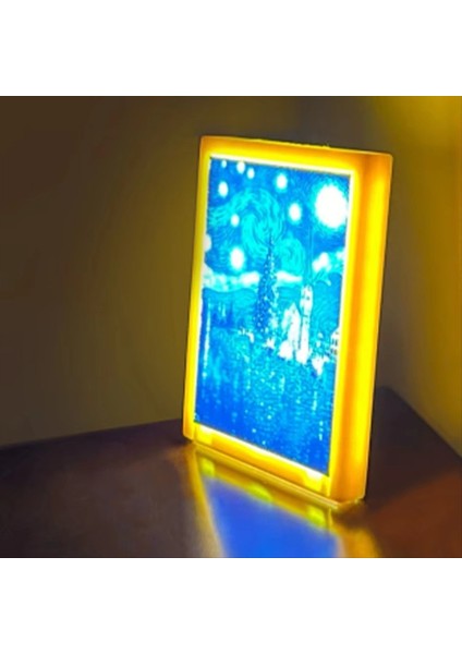 Bambu Lab Litofan LED Panel Cmyk LED Arka Işık Kurulu Pla Temel Cmyk Litofan Paketi 3D Baskı Litofan (Yurt Dışından) fırsatları