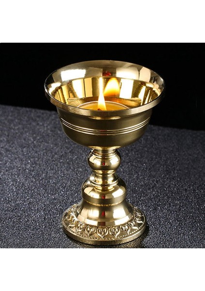 Pirinç Mum Fincan Serisi Budist Tibet Lamba Tutucu Düğün Ziyafet Ana Masa Dekorasyon Pirinç Tereyağı Lambası (Yurt Dışından) modelleri