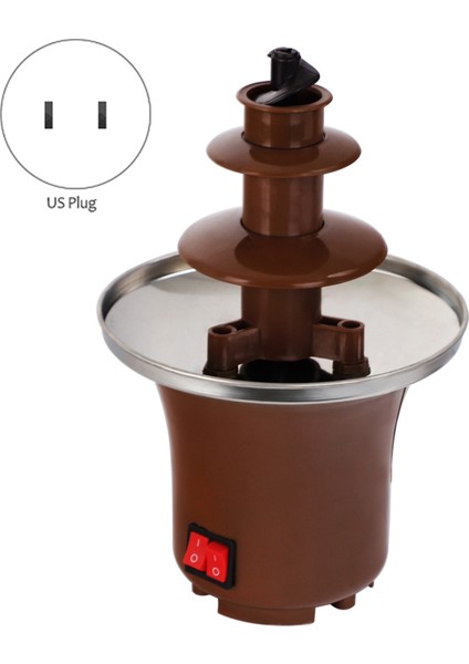 Ev Yapımı Çikolata Çeşmesi Otomatik Eriyen Sıcak Tencere Eritme Makinesi Isıtmalı Eritme Kulesi ile Ev Yapımı Çikolata Abd Fişi (Yurt Dışından) fiyatları