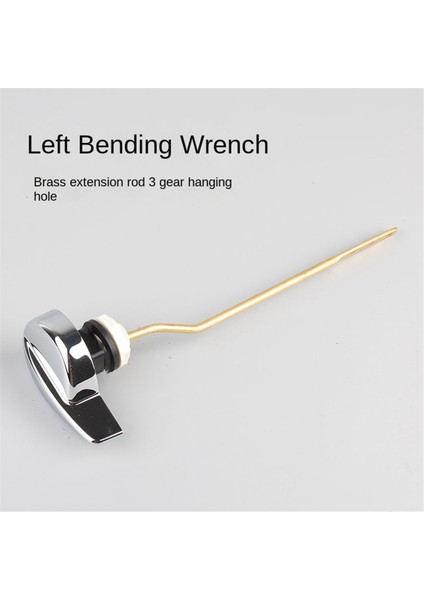 Eski Moda Tuvalet Tankı Aksesuarları Ön Taraf Tuvalet Tahliye Kolu Uzatma Çubuğu Anahtar Düğme Anahtarı C (Yurt Dışından) indirimleri