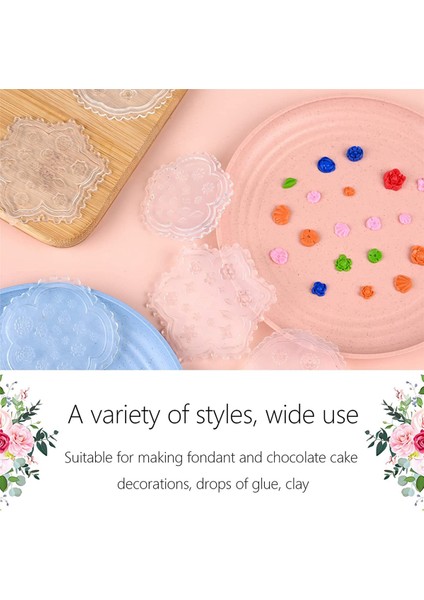 10 Adet Çiçek Polimer Kil Kalıpları Mini Reçine Polimer Kil Kesiciler Küçük Çiçek Kalıp Papatya Kil Kalıpları (Yurt Dışından) modelleri