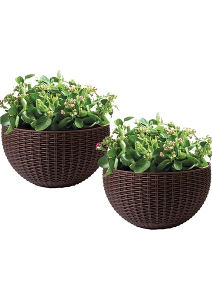 Gri Büyük Avrupa Tarzı Taklit Rattan Duvara Monte Yarım Daire Saksı Tembel Saksı (Yurt Dışından) fiyatları