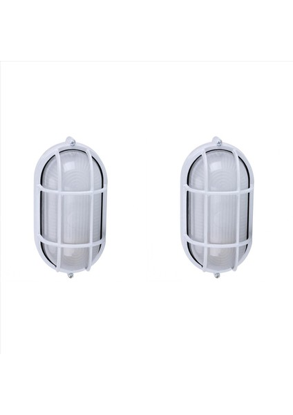 2x Oval Sauna Işık Buhar Geçirmez Patlamaya Dayanıklı Işık Lambası Sauna Buhar Odası Banyo Kullanımı Sauna Odası Nem Lambası (Yurt Dışından)