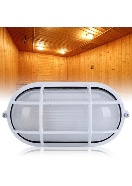 2x Oval Sauna Işık Buhar Geçirmez Patlamaya Dayanıklı Işık Lambası Sauna Buhar Odası Banyo Kullanımı Sauna Odası Nem Lambası (Yurt Dışından) fırsatları