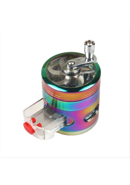 Manuel Öğütücü El Krank Şeffaf Üst Öğütücü Kırıcı Manuel Karabiber Öğütücü Ayarlanabilir Kalınlık Baharat Kıyma (Yurt Dışından)