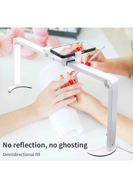 Masa Için Katlanabilir Tırnak Lambası, Telefon Tutucusu ile Büyük Tırnak Teknolojisi Işığı, Yarım Ay LED Işığı, Kirpik Uzantıları Abd Fiş (Yurt Dışından) modelleri