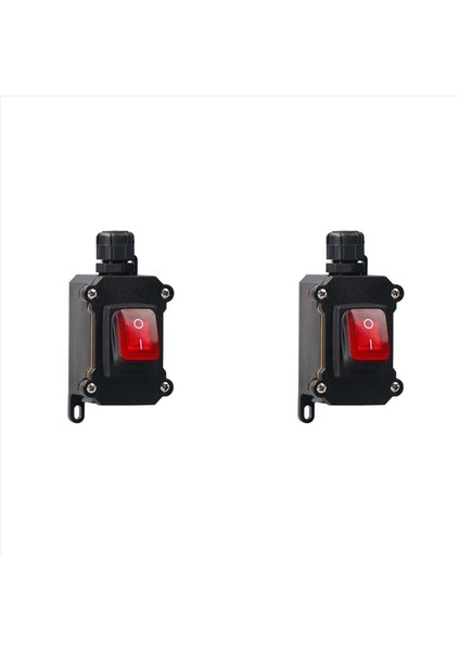 2x IP68 Su Geçirmez Tekne Rocker Anahtarı 12-24V 30A LED Işık Güç Düğmesi ile Su Geçirmez Anahtar Açma/kapama (Yurt Dışından)