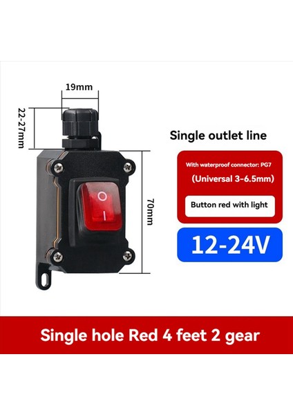 2x IP68 Su Geçirmez Tekne Rocker Anahtarı 12-24V 30A LED Işık Güç Düğmesi ile Su Geçirmez Anahtar Açma/kapama (Yurt Dışından) modelleri