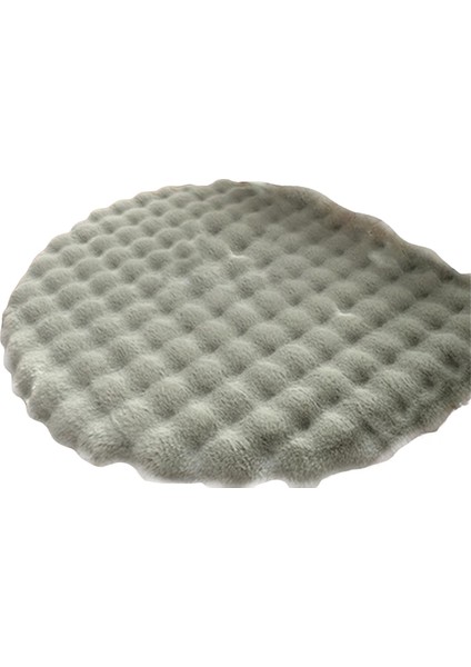 Oturma Odası Için Yuvarlak Halılar Peluş Zemin Matı Yumuşak Alan Halıları Yatak Odası Başucu Tüylü Mat Halı Oda Dekoru, Yeşil, 1X1M (Yurt Dışından) indirimleri