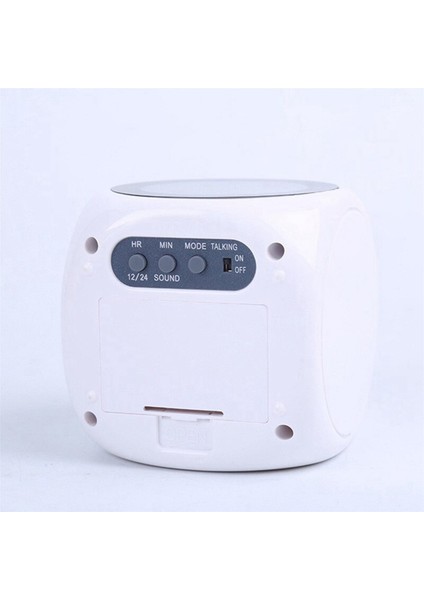 2x Projeksiyon Çalar Saat Tavan Göstergesi Erteleme Masası Masa Saati Ses Çok Fonksiyonlu Dijital Projeksiyon Saati Beyaz (Yurt Dışından) fırsatları