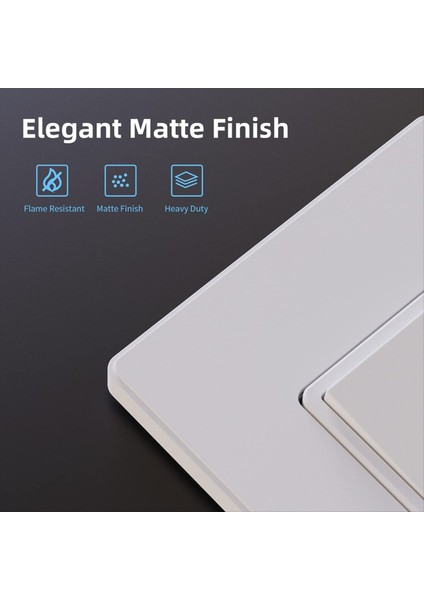 Mat Beyaz Tek Kutuplu Dekoratör Işık Anahtarı 15AMP, 120-277V, Kürek Rocker Değiştirme, Aç/kapalı Duvar Anahtarı, 10 Paket (Yurt Dışından) fiyatları