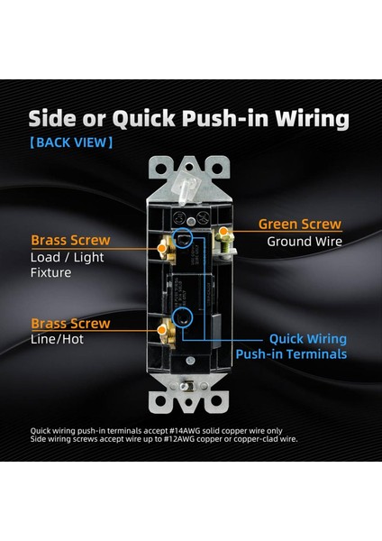 Mat Beyaz Tek Kutuplu Dekoratör Işık Anahtarı 15AMP, 120-277V, Kürek Rocker Değiştirme, Aç/kapalı Duvar Anahtarı, 10 Paket (Yurt Dışından) fırsatları