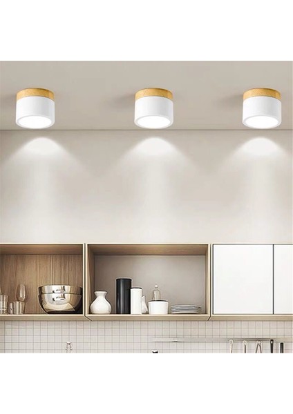 LED Sıva Üstü Tavan Armatür Kapalı Fuaye Oturma Odası Siyah Için Nordic Spot Işık (Yurt Dışından) fırsatları