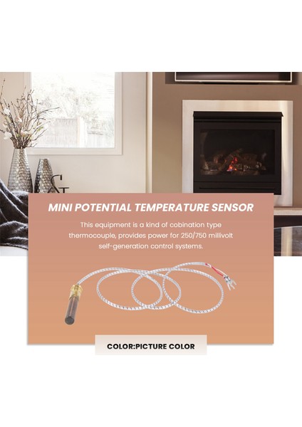 Gaz Şöminesi/su Isıtıcısı/gazlı Isıtıcı Için 5 Adet Termokupl Yedek Termokupl Jeneratörü (Yurt Dışından) fiyatları