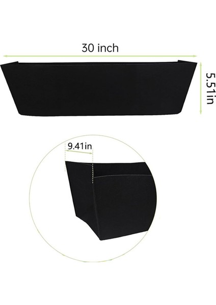 Saksılar Için 4 Adet 24 Inçlik Keçe Yedek Hindistan Cevizi Astarı, Asılı Sepetler Için Kumaş Astarlar, Dikdörtgen Dikim Kabı (Yurt Dışından) fırsatları