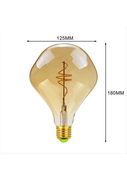 G125 Şekilli LED Ampul, 4W Dimmable, E27 220-240V, Oturma Odalarında Dekoratif Aydınlatma Için Ideal (Yurt Dışından) indirimleri