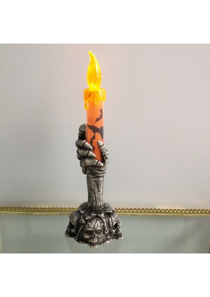 Cadılar Bayramı Iskeletleri Hayalet Parti Mumları Kabak Partisi Mutlu Cadılar Bayramı Partisi Ev Dekorasyonları (Yurt Dışından) modelleri