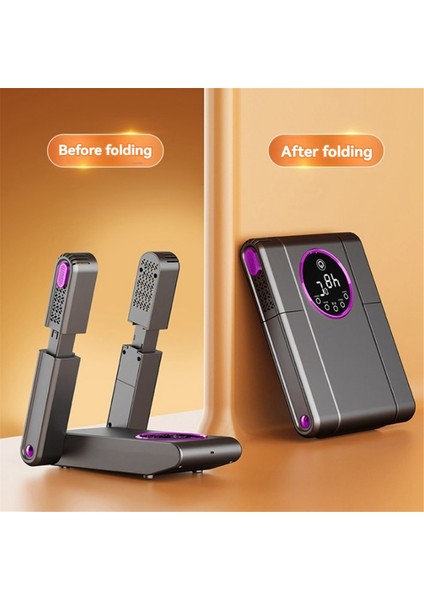 Ayakkabı Kurutma Makinesi Taşınabilir Elektrikli Ayakkabı ve Bot Kurutma Makinesi 180° Katlanabilir Tasarım Akıllı Ekran Ayakkabı, Eldiven, Şapka, Çorap, Abd Fişi (Yurt Dışından) fırsatları