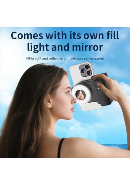 Dolgu Işığı ile Akıllı Telefon Selfie Kavrama Telefon Tutma Anti-Sarsıntı Selfie Kolu Cep Telefonu Fotoğrafçılığı Için Fotoğraf Braketi (Yurt Dışından) fırsatları