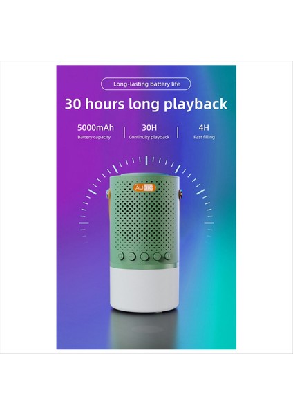 Kompakt ve Taşınabilir Bluetooth Tf Kart Aux Oynatma 5000MAH Işıklı IP66 Şarj Fonksiyonlu Bluetooth Hoparlör (Yurt Dışından) modelleri