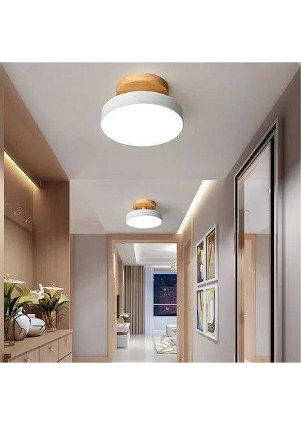 Giriş Koridor Tavan Lambaları Balkon Ahşap Yuvarlak Vestiyer Yemek Odası Çalışma Yatak Odası Işık Banyo Endüstriyel Aydınlatma (Yurt Dışından) fırsatları