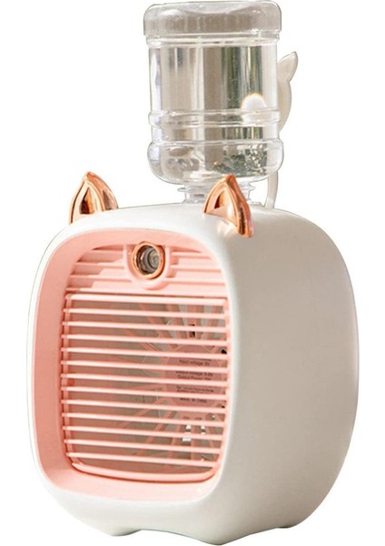 Su Klima Fanı, Mini Fan, USB Fan, Masaüstü Turbo Sprey Nemlendirme Soğutucu Pembe ve Beyaz (Yurt Dışından) fiyatları