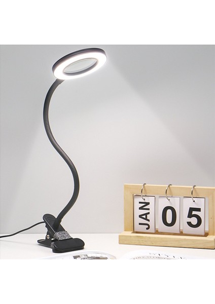 2 Adet LED Büyüteç Masa Lambası 8x Büyütme 3 Renk Modu Ayarlanabilir Döner Kol Işıklı Kelepçe (Yurt Dışından) modelleri