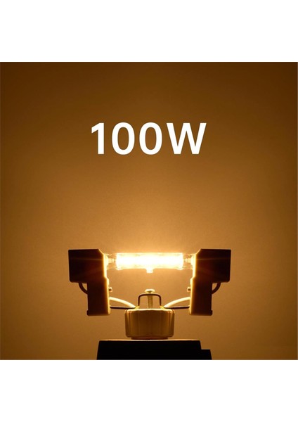 6 Adet R7S Halojen Çubuk 78 mm 100 W Kısılabilir Halojen Ampuller R7S Sıcak Beyaz 2800K 1800LM 230V J78 Halojen Projektör (Yurt Dışından) fiyatları