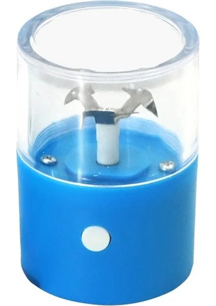 Elektrikli Ot Öğütücü Tütün Öğütücü USB Şarjlı Çimen Ev Sigara Aksesuarları Ev Mutfak Aletleri, Açık Mavi (Yurt Dışından)