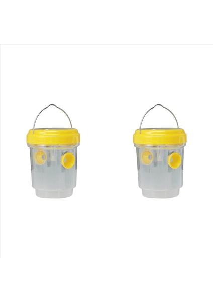 2x Eşekarısı Tuzağı Açık Asılı Güneş Enerjili Eşekarısı Tuzağı Su Geçirmez Açık Asılı Tuzak Toksik Olmayan Arı Hornet Tuzakları A (Yurt Dışından)