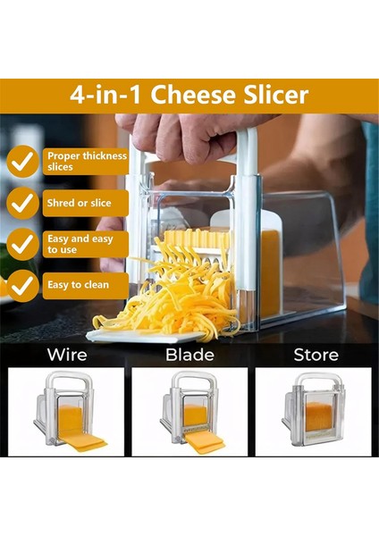 Peynir Dilimleyici, Peynir Dilimleyici, Tereyağı Dilimleyici, 4'ü 1 Arada Tereyağı Dilimleyici (Yurt Dışından) modelleri