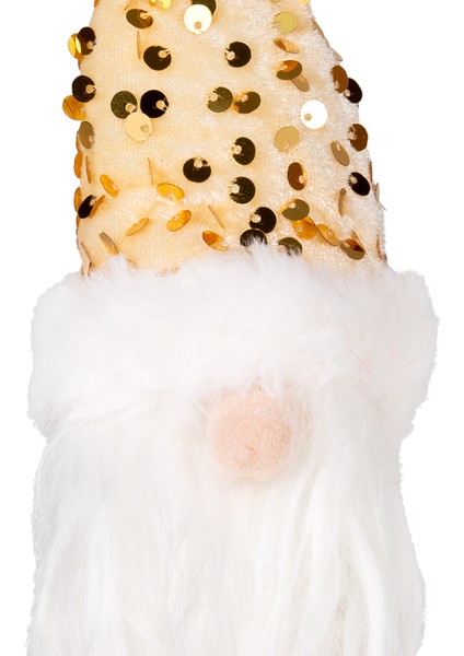 Yılbaşı Kutusu, Gold Şapkalı Noel Baba Figürlü, Beyaz-Gold - Kapaklı, fiyatları