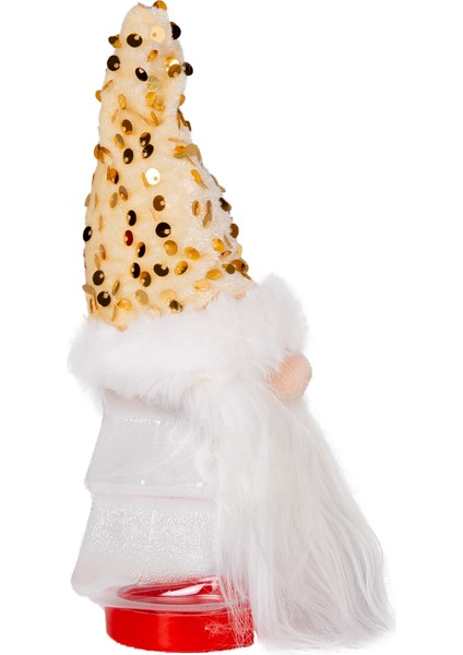 Yılbaşı Kutusu, Gold Şapkalı Noel Baba Figürlü, Beyaz-Gold - Kapaklı, modelleri