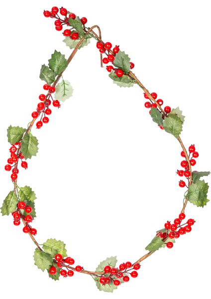 Yılbaşı Süsü Pike Berry Garland Kırmızı-Yeşil 150 Cm. modelleri