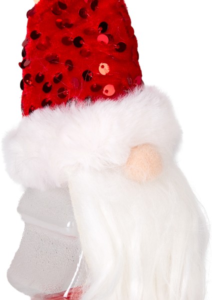 Yılbaşı Kutusu, Kırmızı Şapkalı Noel Baba Figürlü, Kırmızı-Beyaz - Ka fiyatları