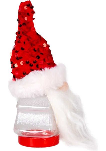 Yılbaşı Kutusu, Kırmızı Şapkalı Noel Baba Figürlü, Kırmızı-Beyaz - Ka fırsatları