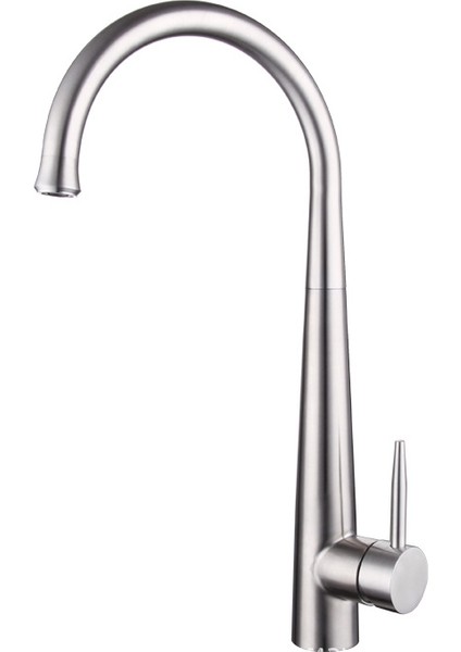 Mutfak Evye Musluğu, 304 Paslanmaz Çelik, Sıcak ve Soğuk, Döndürülebilir, Iki Su Giriş Borusu ile Birlikte Gelir (Yurt Dışından)