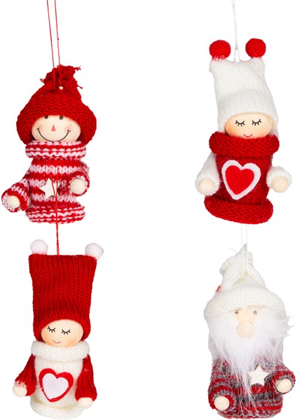 Yılbaşı Süsü, Figürler, Kutuda - 4'lü Paket fiyatları