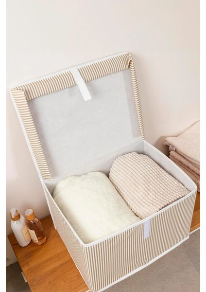 4 Adet Kapaklı Mini Kutu Hurç 40X30X26 cm modelleri