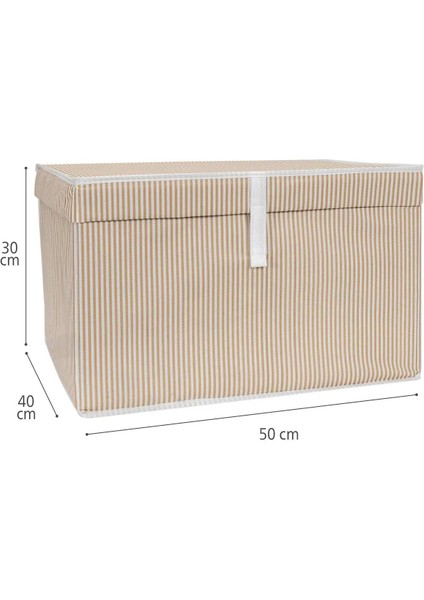 2 Adet Kapaklı Kutu Hurç 50X40X30 cm Large fırsatları