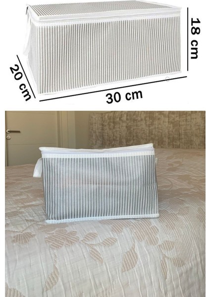 3 Adet Çorap Havlu Iç Çamaşırı Sütyen Düzenleyici Mini Hurç 30X20X18 cm modelleri