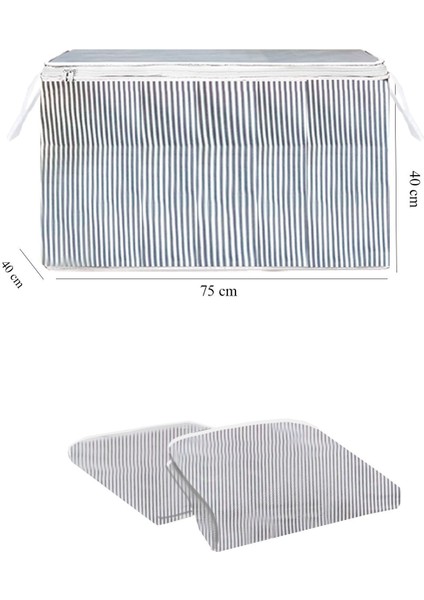 5'li Set Ultra Mega Sandık Tipi Hurç En Büyük Boy Yorgan Yastık Hurcu 75X40X40 cm modelleri